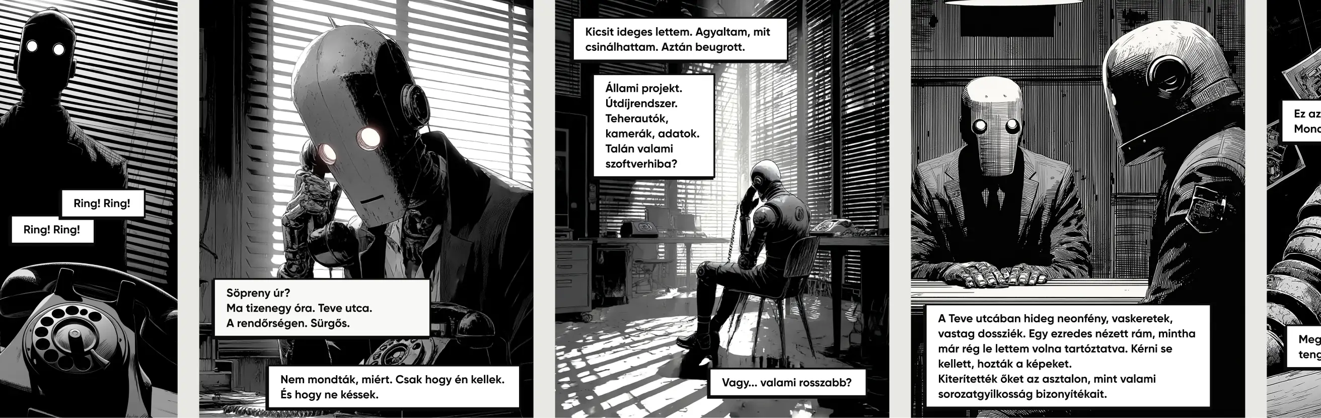 Virgo 25 — the police summons, told as noir